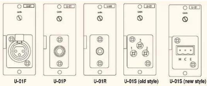 TOA T-01S - U-01 Series Unbalanced Line Input - 1