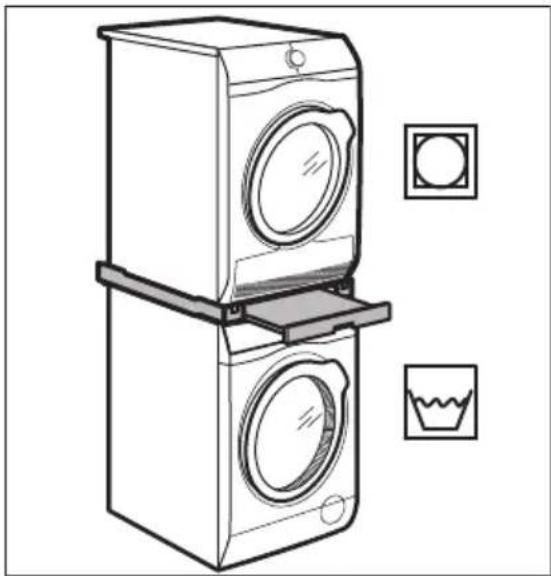 AEG TR838P4OB - Kit de empilhamento - 1