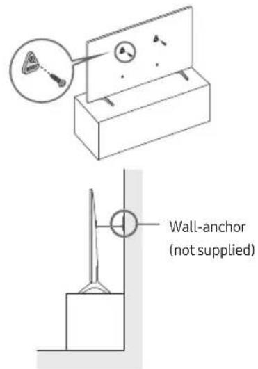 Wall-anchor (not supplied)