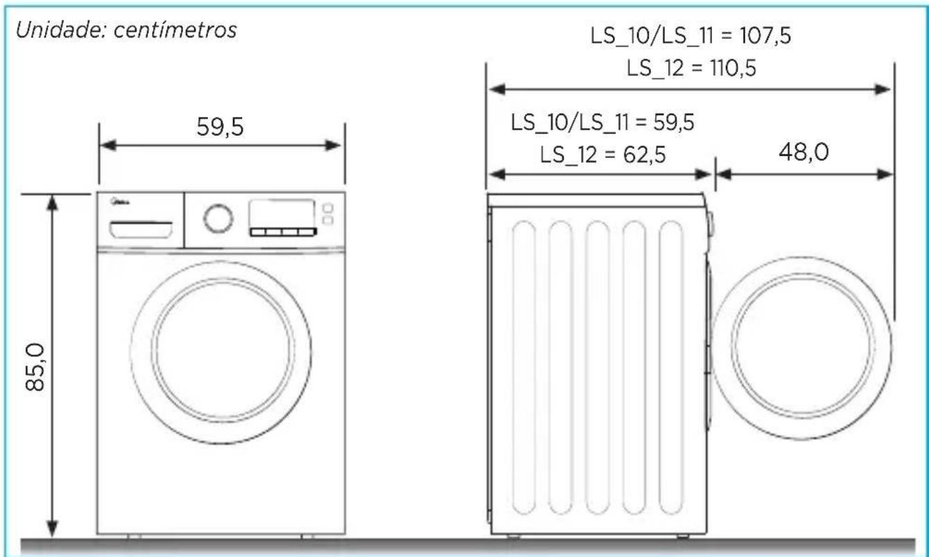 MIDEA LSE11P1 - - Dimensões dos Aparelhos - 1