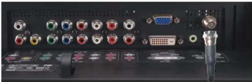 DELL W2606C - Using the ANT/Cable (Coaxial) Connector - 1