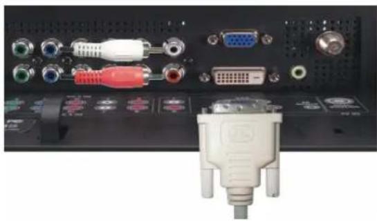 DELL W2606C - Connecting a Video Device Connecting a Computer - 1