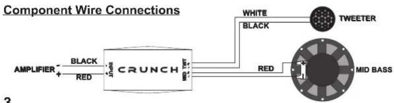 Crunch CS46CX - Custom Speaker Location and Installation - 4