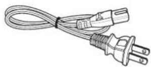 Line drawing of a cord with two terminal plugs, no text or symbols present