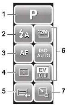 1 P 2 A 12M 3 AF ISO AUTO 4 1 EV 0.0 5 7 6