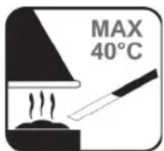 MAX 40°C