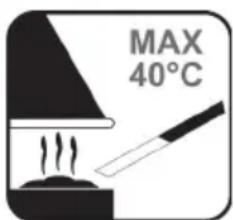 MAX 40°C