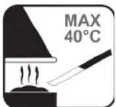 MAX 40°C