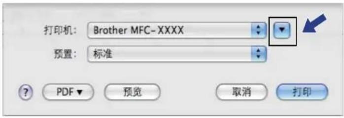 打印机: Brother MFC-XXXX 预置: 标准 PDF ▼ 预览 取消 打印