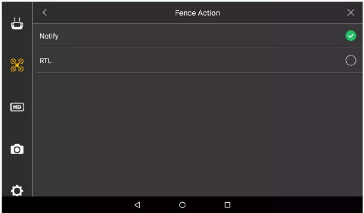 Fence Action Notify RTL
