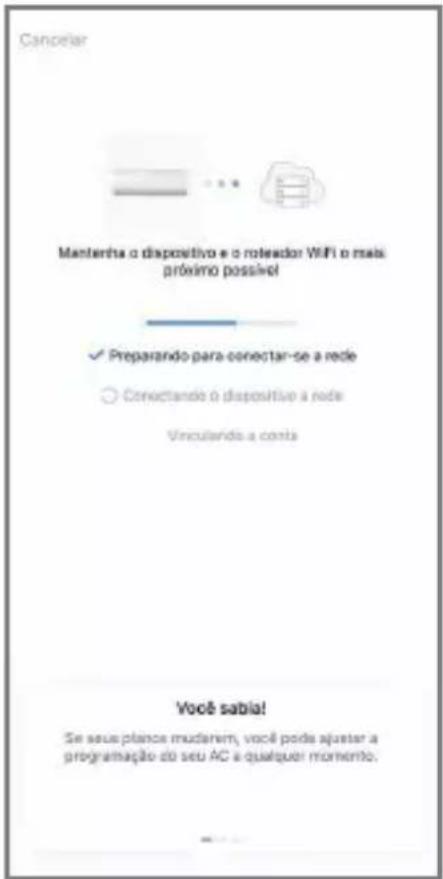 MIDEA 38AGVCC12M5 - - Conectando a Unidade ao "MSmartHome" (cont.) - 6