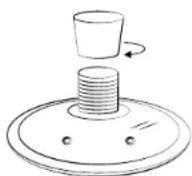Aroma ASP-700 - TO ASSEMBLE THE LID - 4