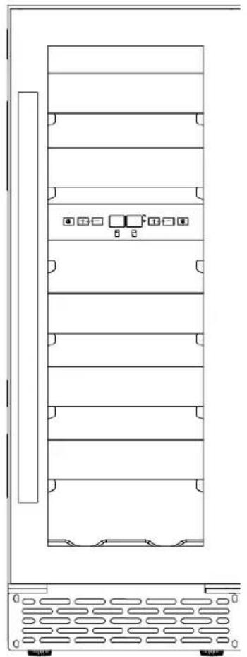 Whynter BWR-401DS - Whynter Elite Seamless Stainless Steel Door Dual Zone Built-in Wine Refrigerators - 1