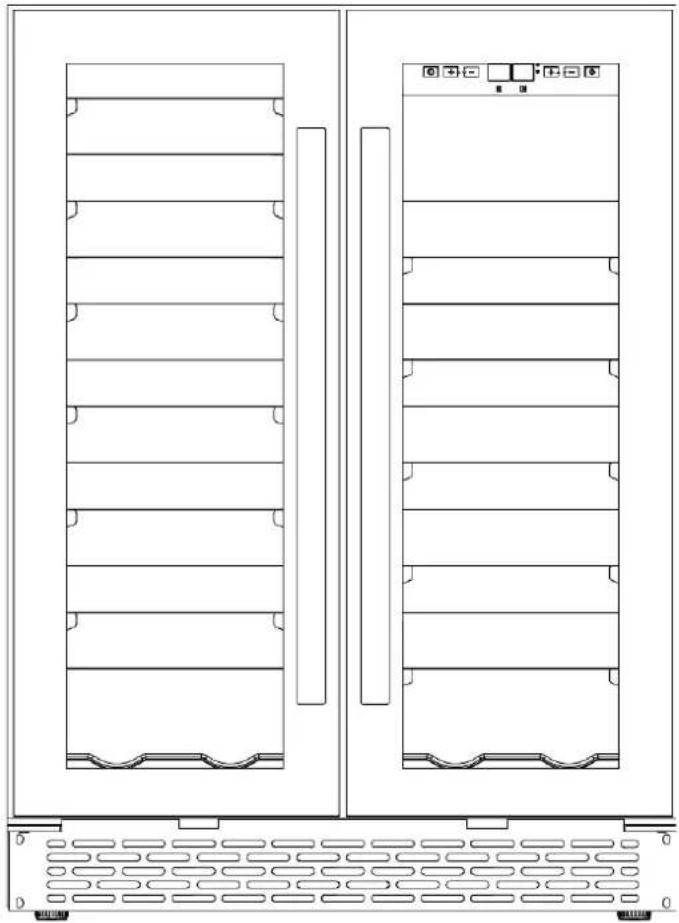Whynter BWR-401DS - Whynter Elite Seamless Stainless Steel Door Dual Zone Built-in Wine Refrigerators - 2