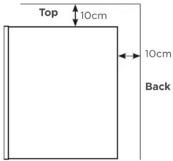Top 10cm 10cm Back