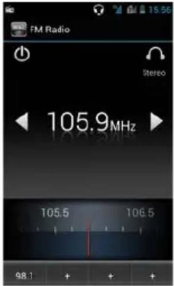 FM Radio Stereo 105.9MHz 105.5 106.5 98.1 + + +