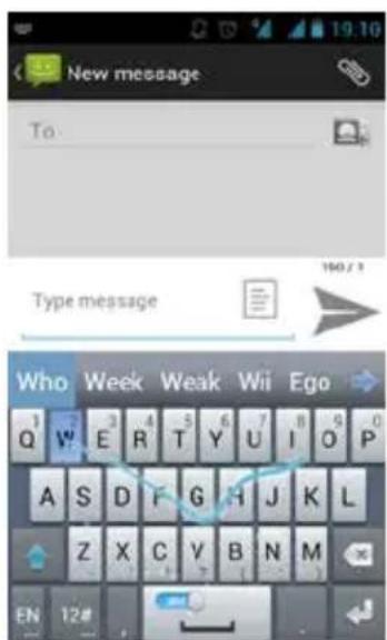 New message To Type message Who Week Weak Wii Ego Q W E R T Y U I O P A S D F G H J K L Z X C V B N M EN 12#