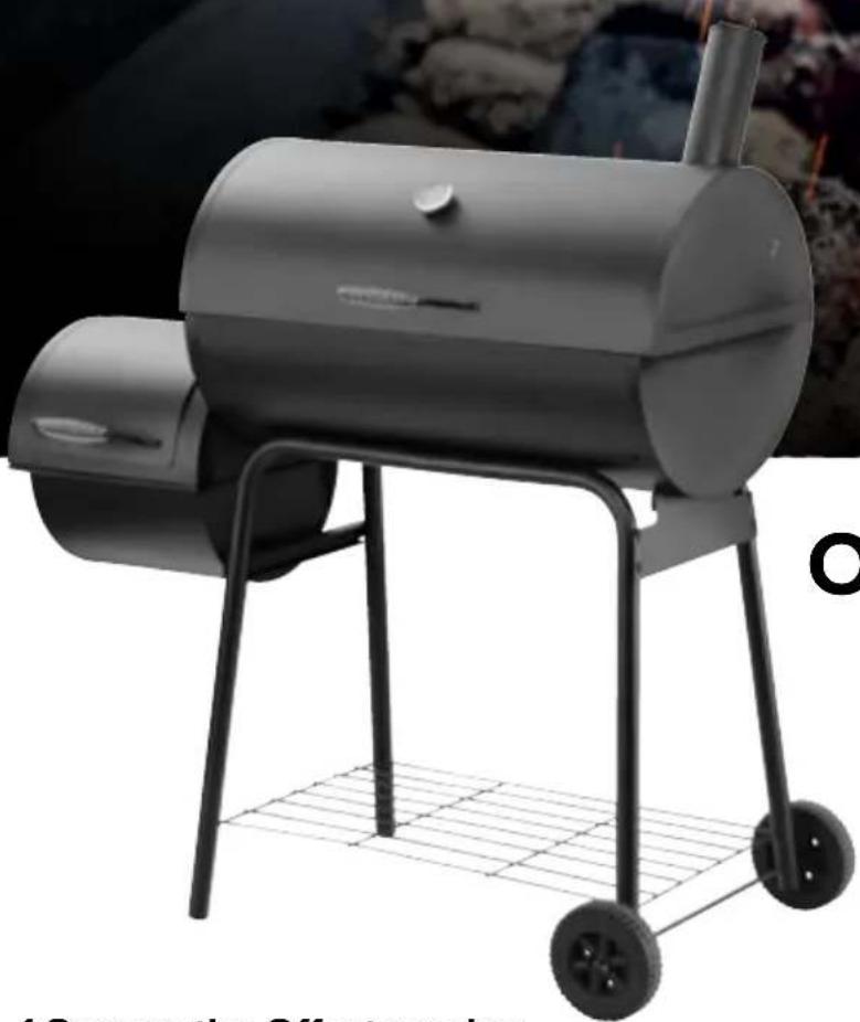 Gasmate Lawson JNR - Smoke BBQ ribs for 6 hours at 105°C. - 6