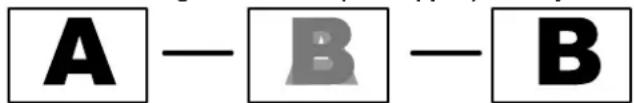 A — B — B