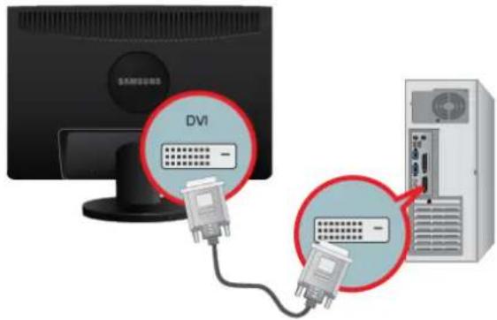SAMSUNG S17MYSKB - Conexión de cables - 2