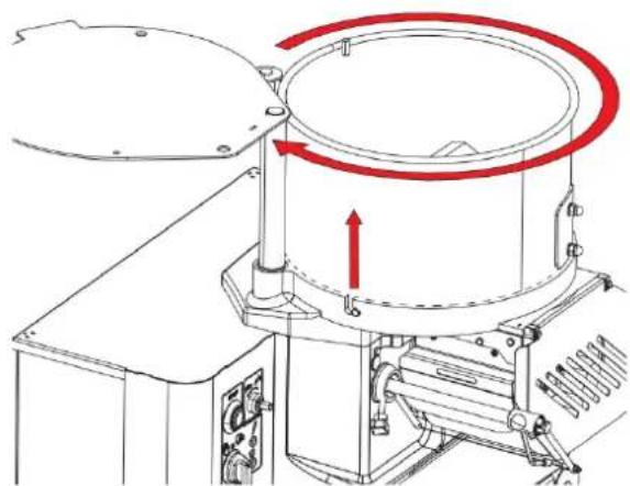 ADE Bully2000-240618 - Removing the funnel - 1