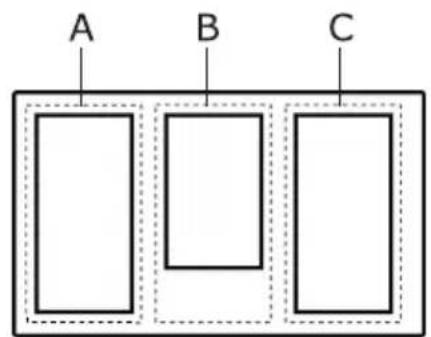 A B C