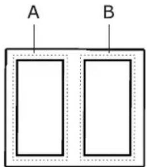 A B