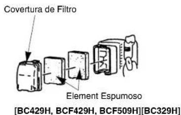 Covertura de Filtro Element Espumoso [BC429H, BCF429H, BCF509H][BC329H]