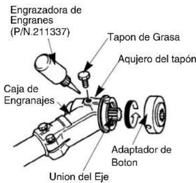 Engrazadora de Engranes (P/N.211337) Tapon de Grasa Aquiero del tapón Caja de Engranajes Adaptador de Boton Union del Eje