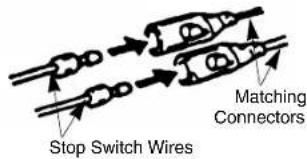 Stop Switch Wires Matching Connectors