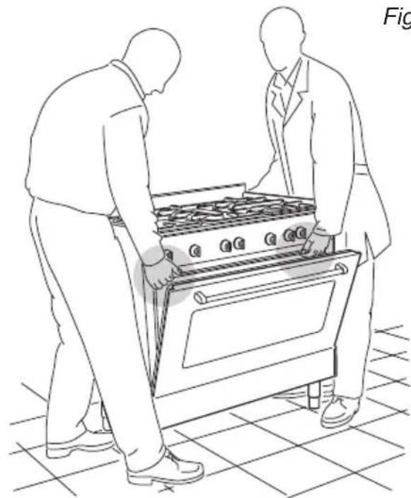 Elba Vintage VB 965 M - MOVING THE COOKER - 1