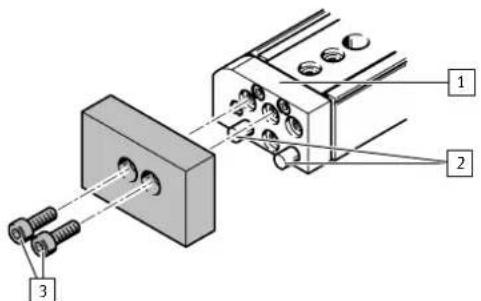 Festo DGSL-8-80-EA - Montaje de la carga útil - 1