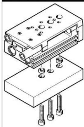 Festo DGST-12-80-E1A - Fijación al minicarro - 1