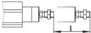 Festo EPCC-BS-25-150-2P-A - Velocidad de avance – Longitud del vástago EPCC-BS - 1