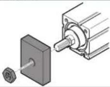 Festo EPCC-BS-32-50-8P-A - Fijar al vástago el elemento adosado - 5