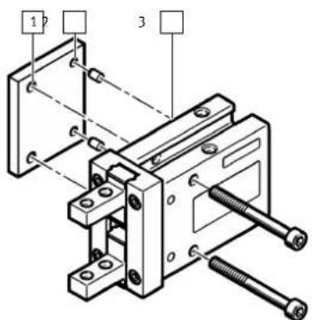 Festo DHPC-40-A-NC-S-2 - Montaje de la pinza - 2