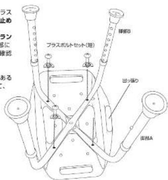 ラス 上め ラン に 認 ある 、 プラスボルトセット(短) 軽部B 出の強り 値組A