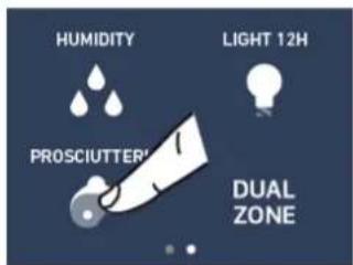 HUMIDITY LIGHT 12H PROSCIUTTER DUAL ZONE