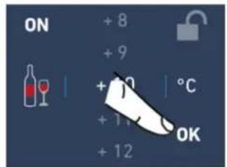 ON + 8 + 9 + 10 °C + 12 OK
