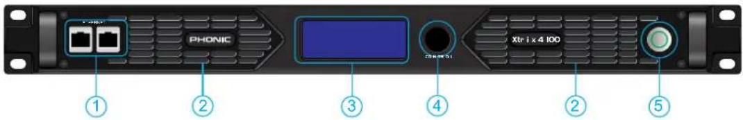 PHONIC XTR i x 4 100 ① ② ③ ④ ② ⑤