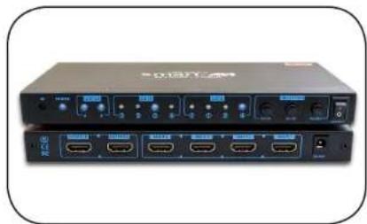 Smart-AVI HDR 4×2-Pro - 4K/2K Resolution 4x2 HDMI Matrix Switch - 1