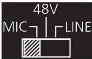 48V MIC | LINE
