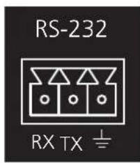 RS-232 RX TX +/−