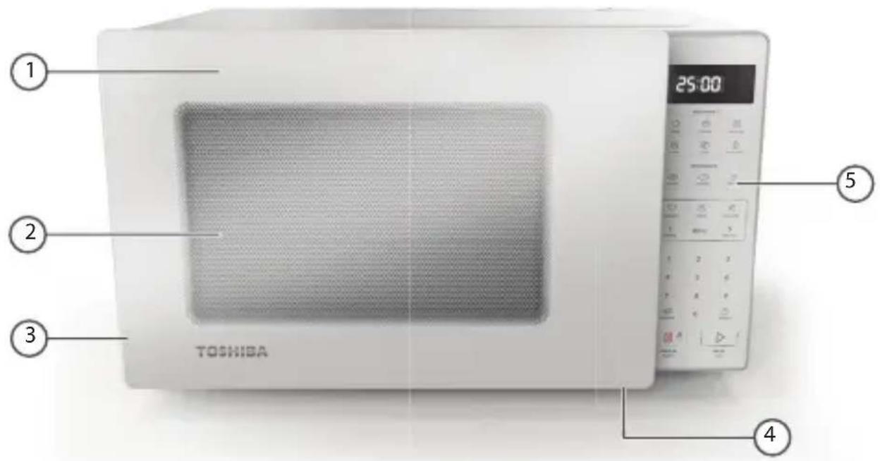 TOSHIBA MM2-EM35P - - ITENS E ACESSÓRIOS DO FORNO MICRO-ONDAS - 1