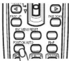 PAGE UP PAGE DOWN ESC MENU RESET POSITION AUTO Fb-F AXS P/BEURK VOLUME