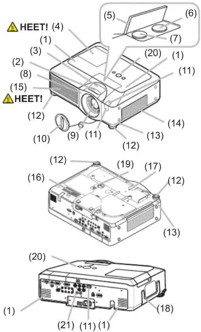 HITACHI CP-WX625W - Projector - 1