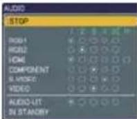 HITACHI CP-WX625W - AUDIO Menu - 3