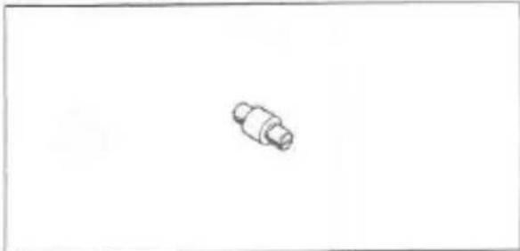 Simple line drawing of a mechanical connector (no text or symbols)