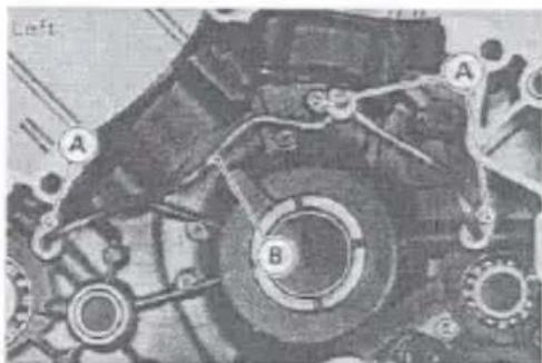 Mechanical assembly diagram showing gears and a central component (no text or labels visible)