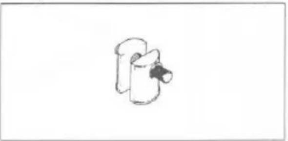 Simple line drawing of a mechanical component or tool (no text or symbols)